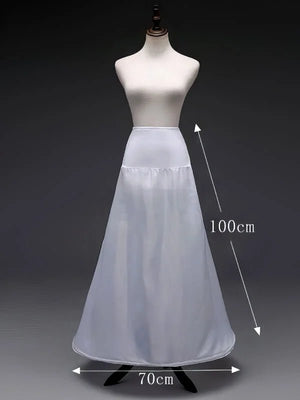 Jupon Mariée 3 Cerceaux Réglables Blanc – Taille Ajustable, Volume Parfait Pour Robe De Bal Ou Soirée