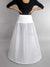 Jupon pour robe de mariée fluide, vue de dos, détails et finitions