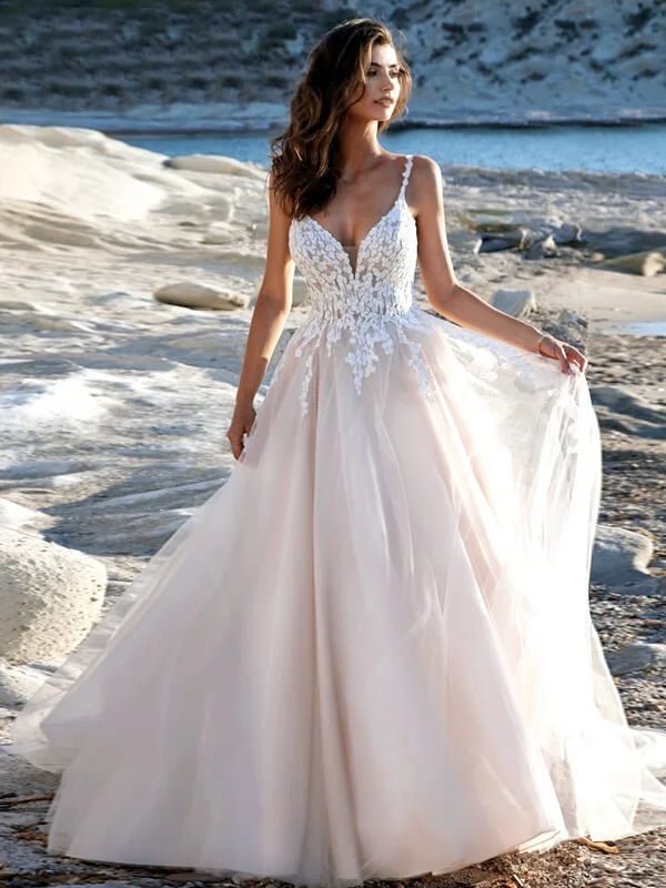 Robe de Mariée Romantique Glamour - Vue principale