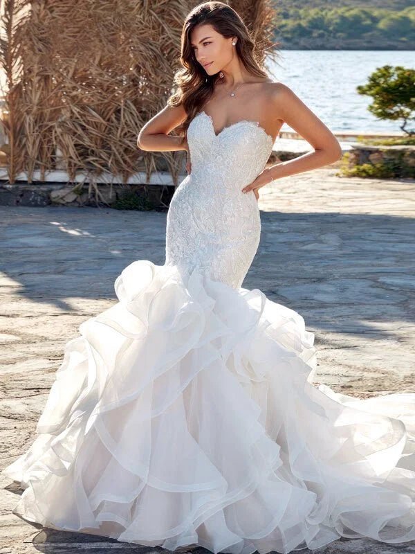 Robe Bustier Sirene Mariage