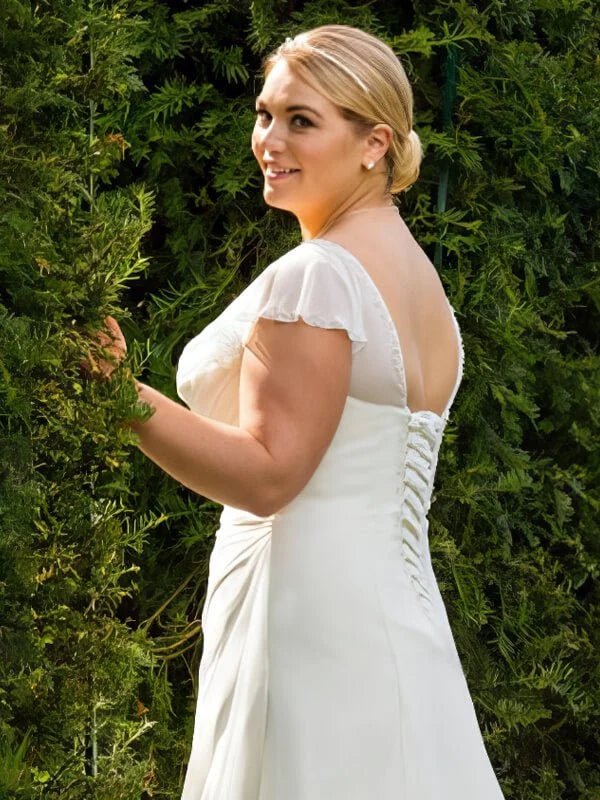 Robe Chic pour Mariage Femme Ronde MARIAGE ETERNEL