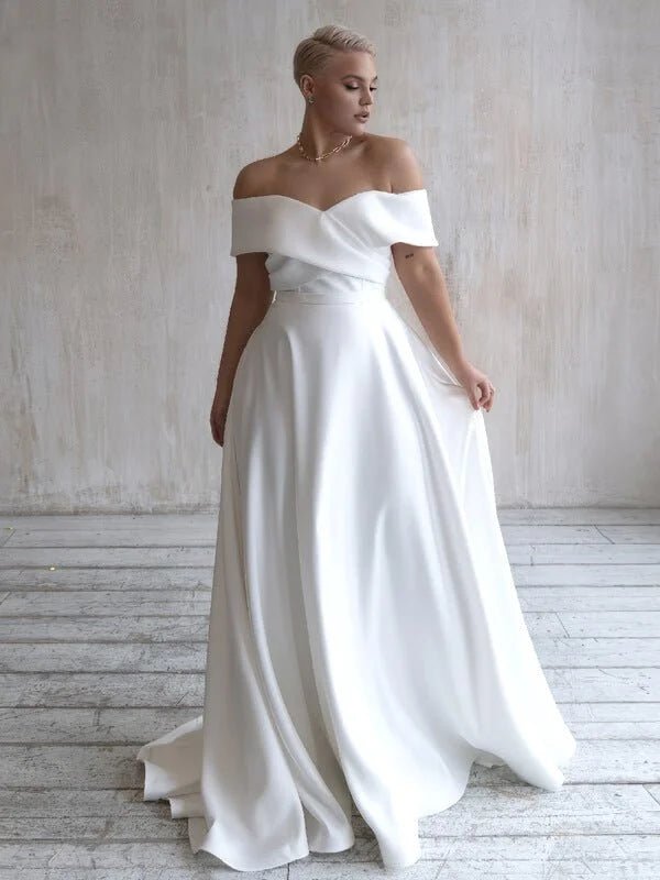 Robe de Mariage pour Femme Ronde - Vue principale