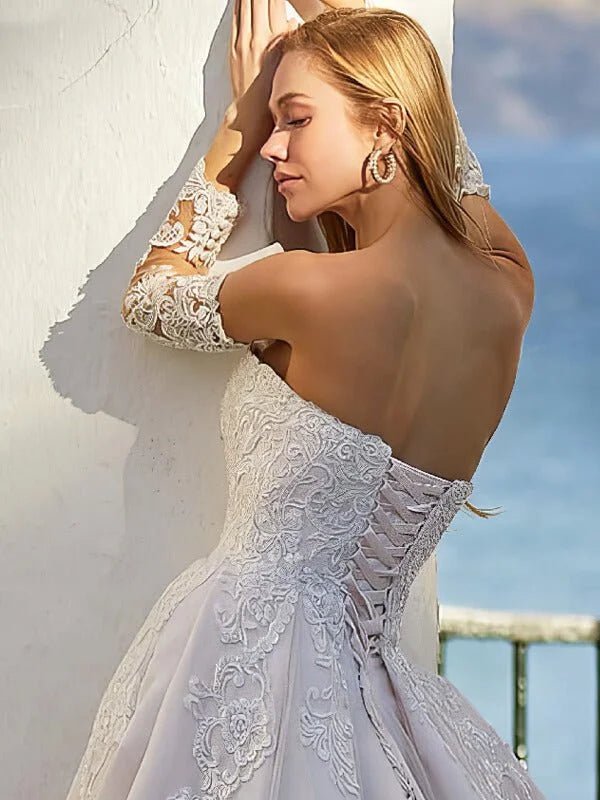 Robe de Mariage Princesse Épaules Dénudées