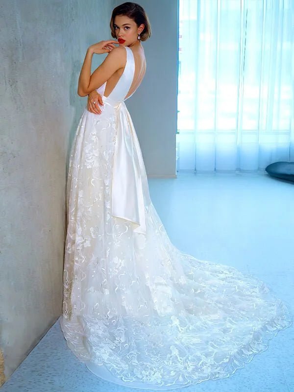 Robe Mariage Champetre A-ligne