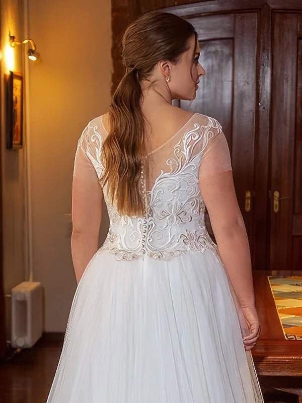 Robe de Mariage Boheme Chic Grande Taille