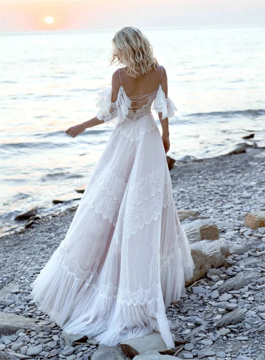 Robe de mariée dos nu hotsell
