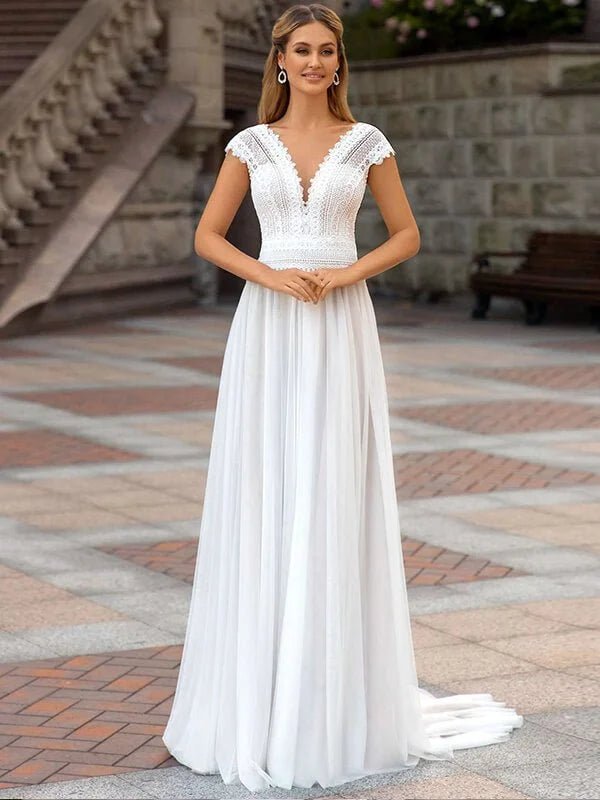 Robe de mariée bohème fluide | MARIAGE ÉTERNEL