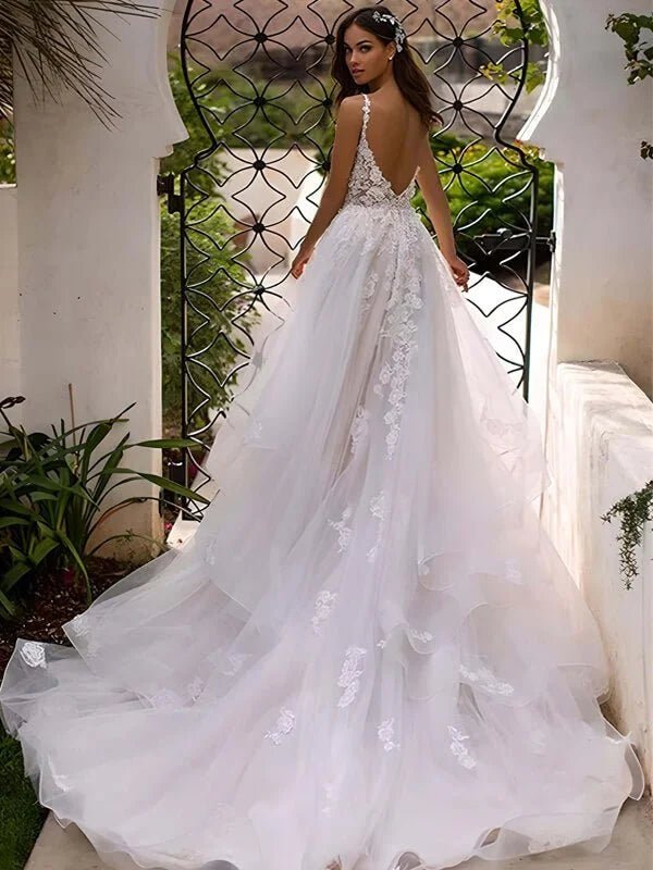 Robe mariée bohème glamour