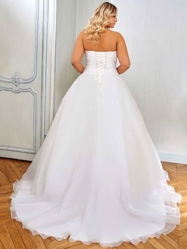 Robe de Mariée Bustier Curvy