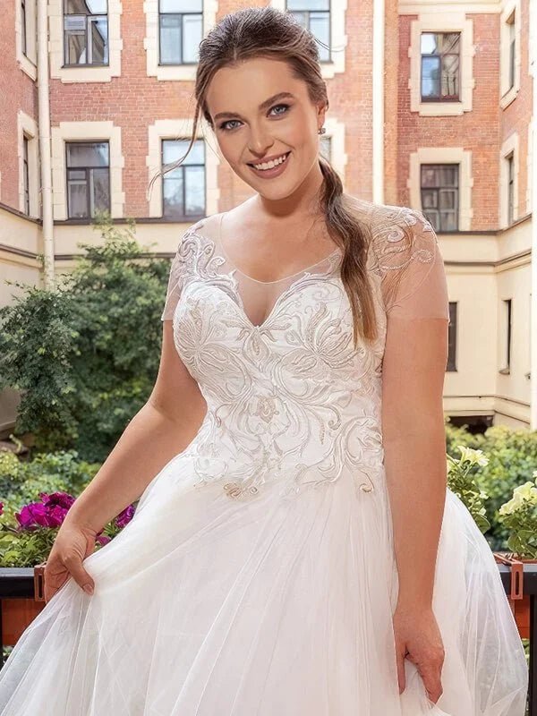 Robe mariee champetre Chic Grande Taille