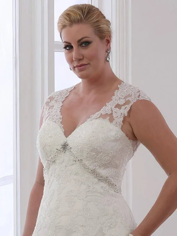 Robe Mariée Champêtre et vintage grande taille