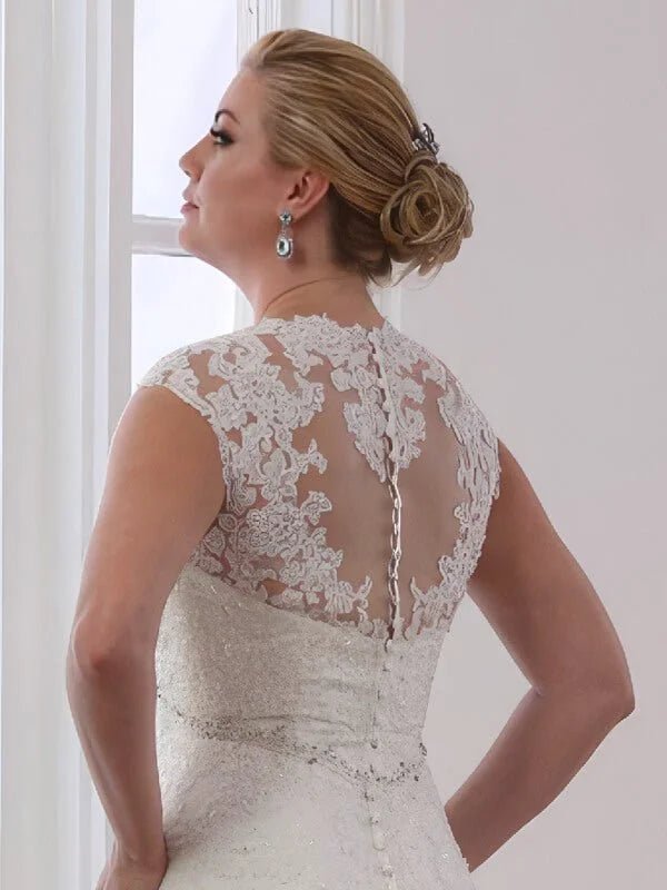 Robe de Mariée Vintage Curvy - Détail du tissu