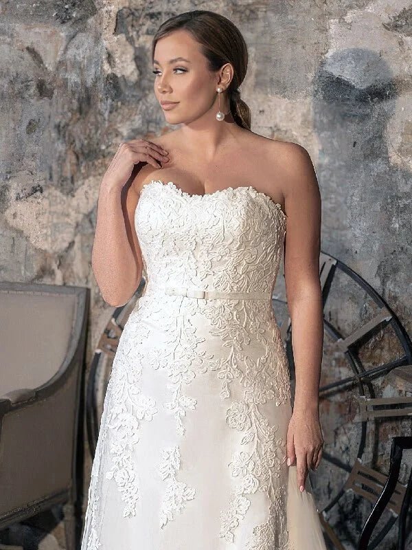 Robe de mariée champêtre grande taille