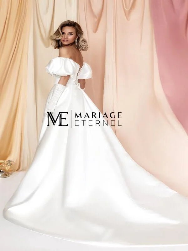 Robe de Mariée Chic en Satin