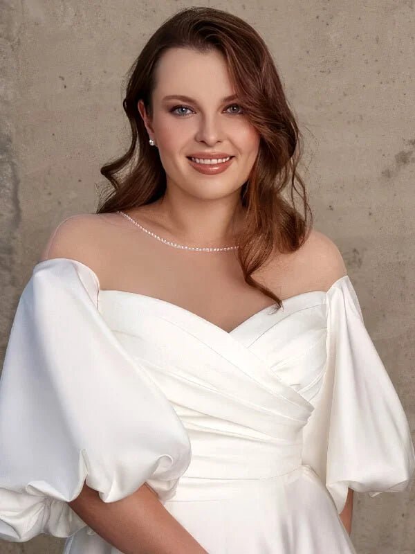 Robe de Mariée Curvy Satin