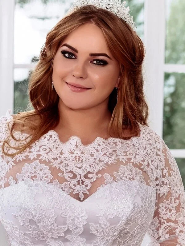 Robe de Mariée Dentelle plus-size