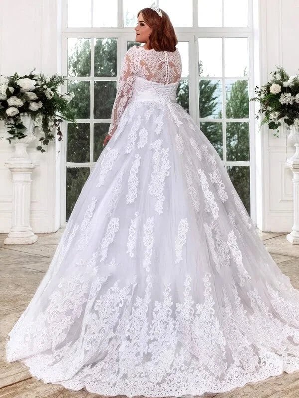 Robe de Mariée Dentelle plus-size