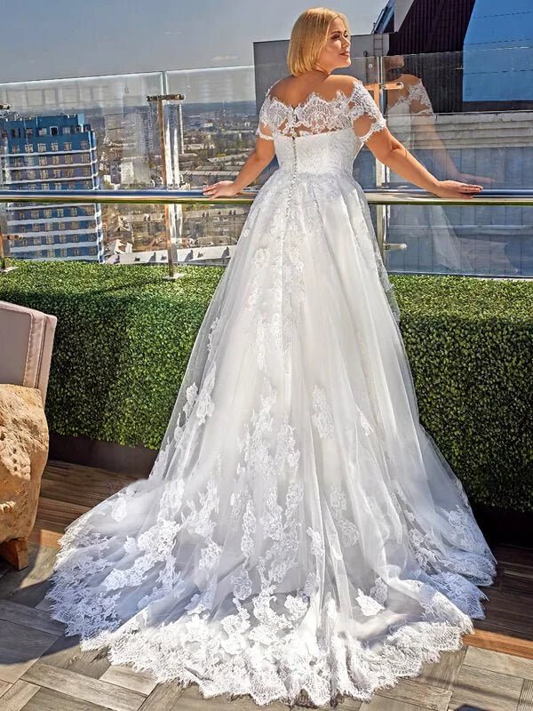 Robe de Mariée Élégante Grande Taille