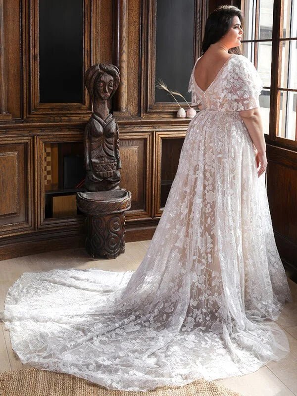 Robe shops de mariage en dentelle