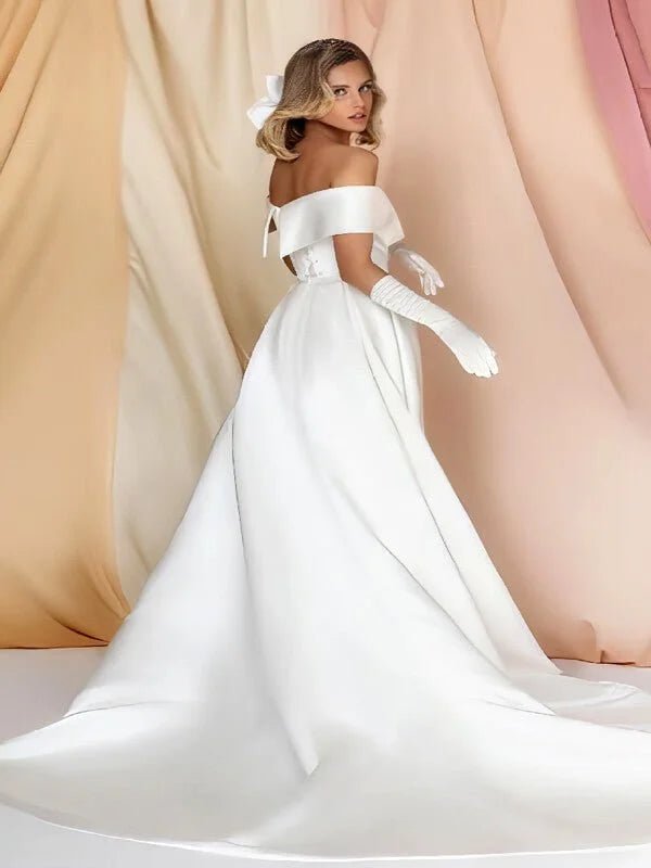 Robe Mariage en Satin Duchesse