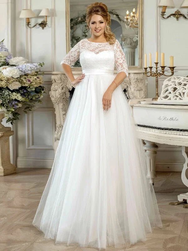 Robe de Mariée Femme Forte - Vue principale