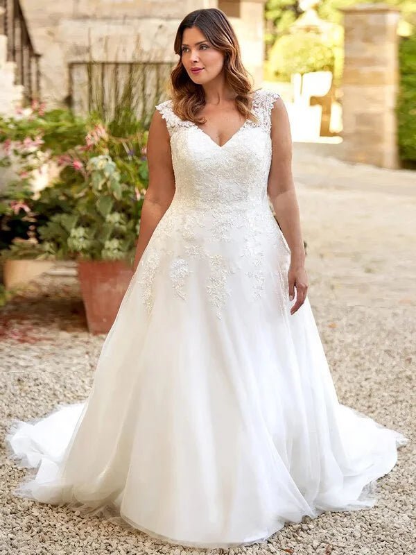 Robe Mariée Femme Petite et Ronde