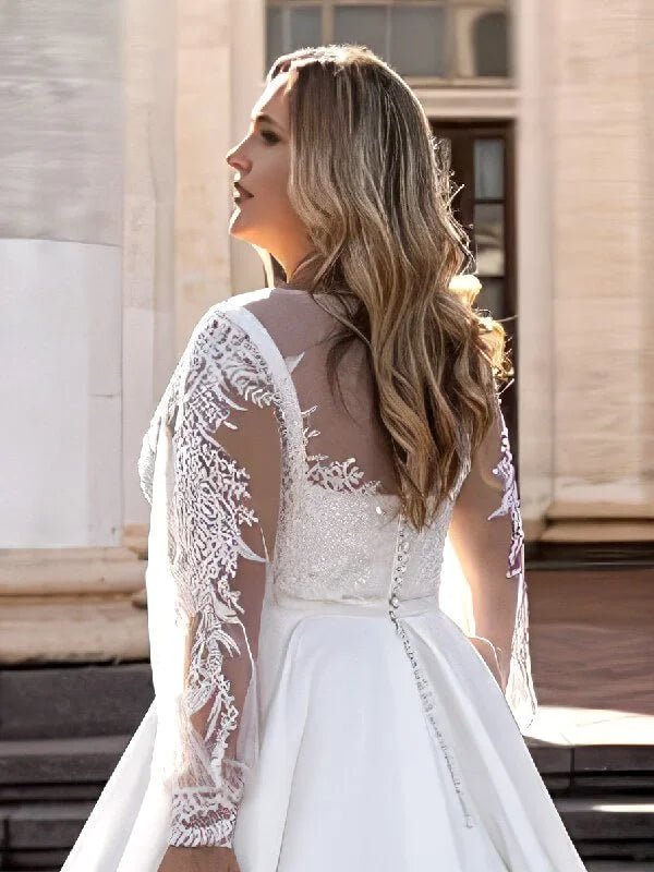 Robe de Mariée Femme Ronde Grande Taille