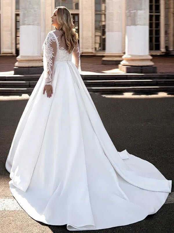 Robe de Mariée Femme Ronde Grande Taille