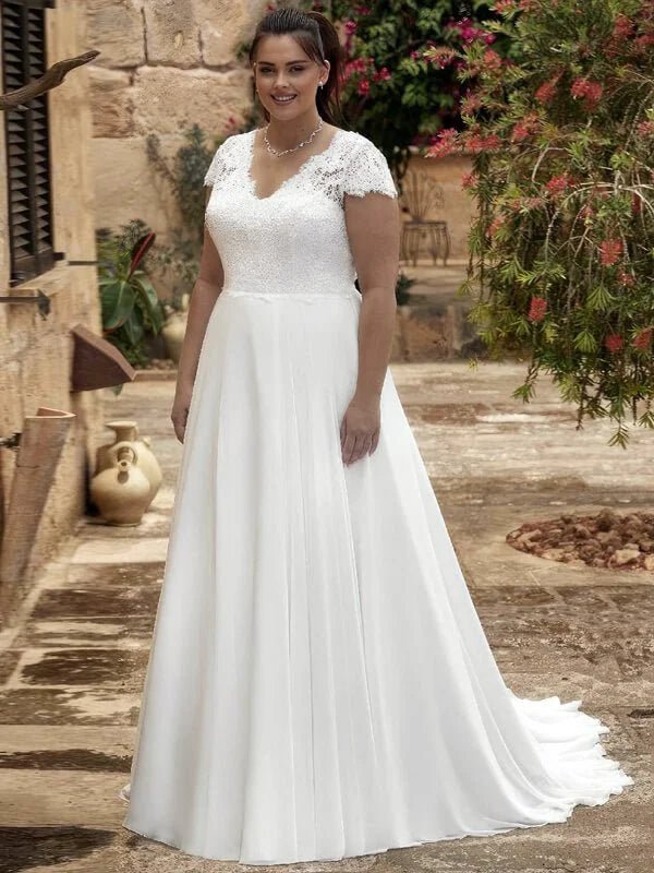 Robe de Mariée Grande Taille 2021 - Vue principale