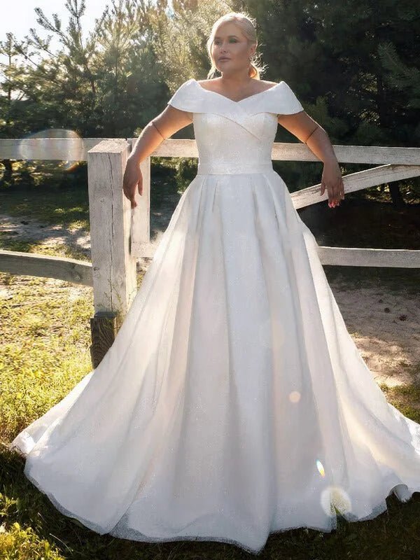 Robe de Mariée Grande Taille Belgique - Vue principale