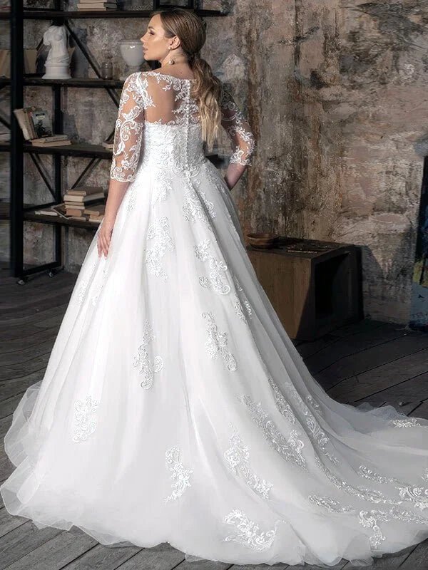 Robe mariage grande taille fluide