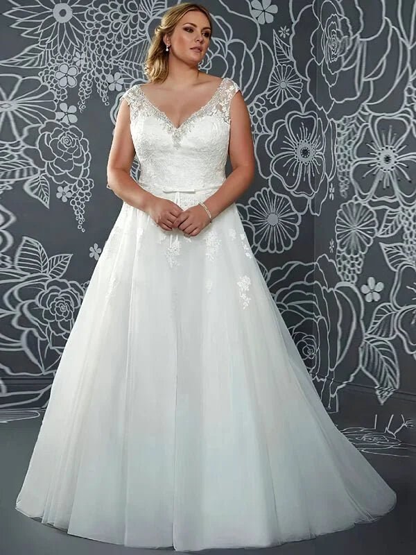 Robe de Mariée Grande Taille Lyon - Vue principale