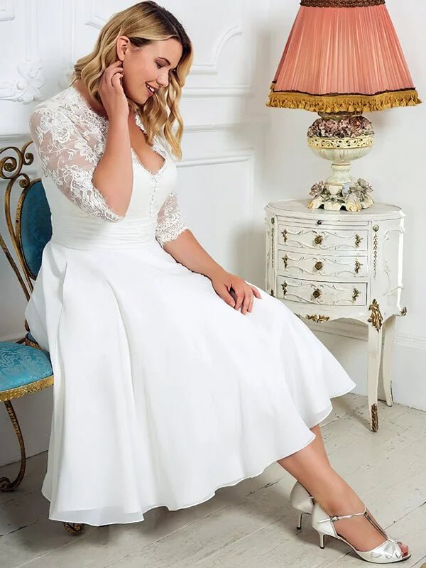 Robe mariée mousseline grande taille