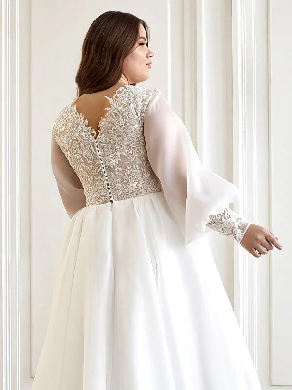 Robe de Mariée Organza Curvy