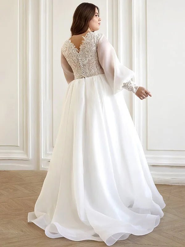 Robe mariée organza sale