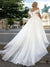 Robe de Mariage Organza Femme Ronde