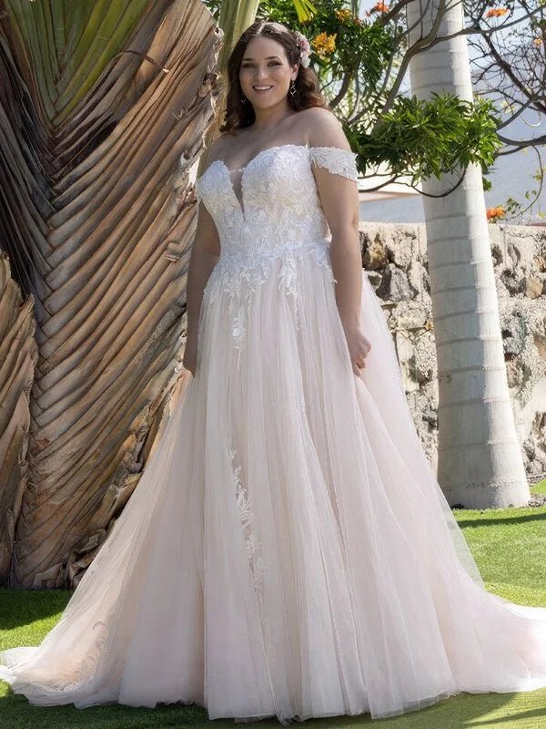 Robe de Mariée Sexy Grande Taille - Vue principale