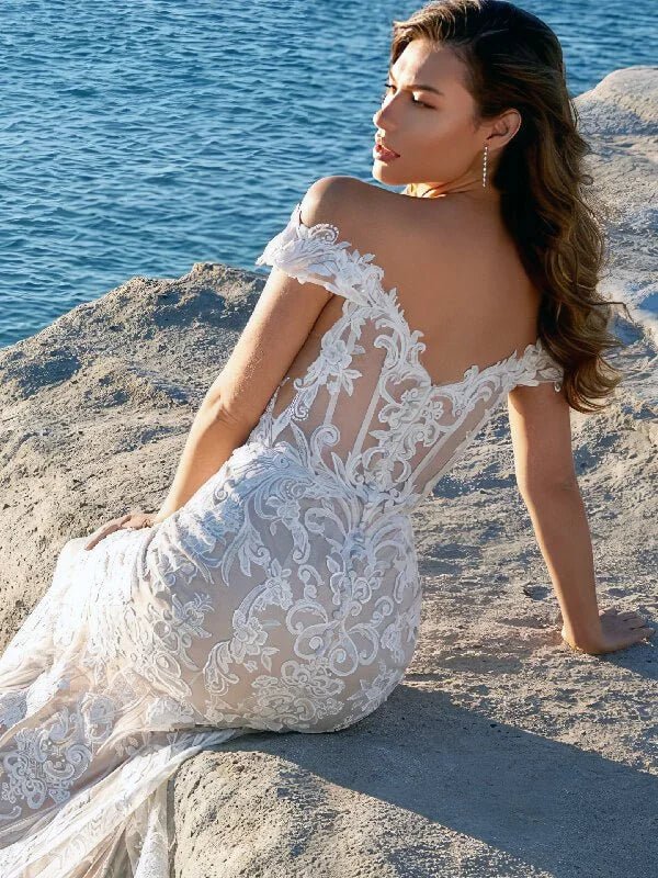 Robe de mariée sirène bustier