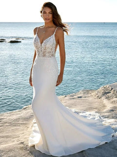 Robe de Mariee Sirene Satin Chic