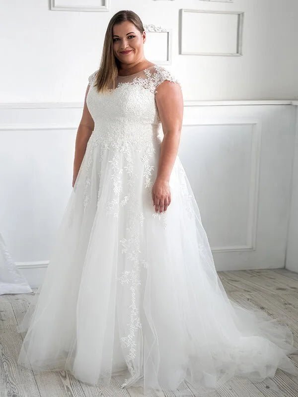 Robe de Mariée Taille Plus - Vue principale