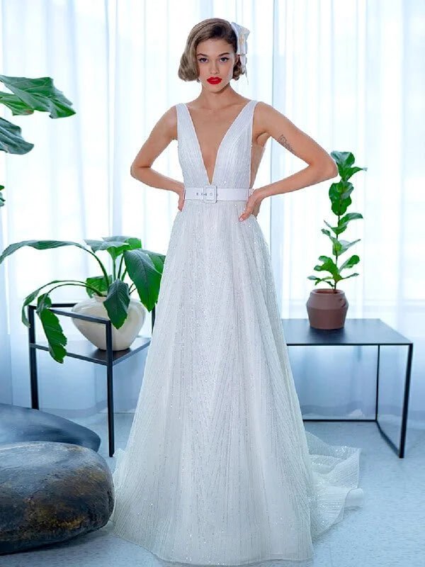 Robe de Mariée Trapèze Chic - Vue principale