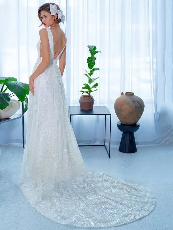 Robe de Mariage Trapeze Chic