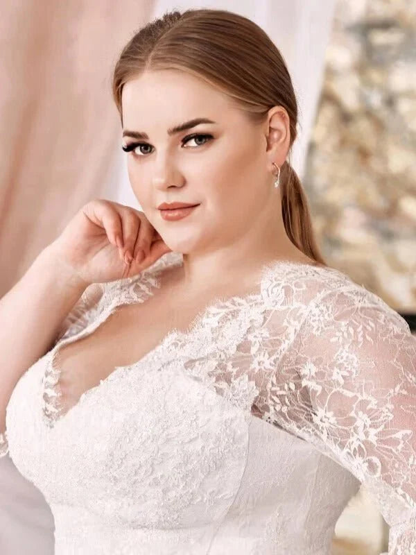 Robe de Mariée Vintage Femme Ronde, vue de dos, détails et finitions