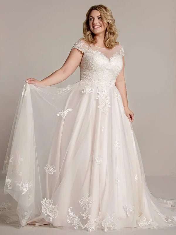 Robe Grande Taille Mariage - Vue principale