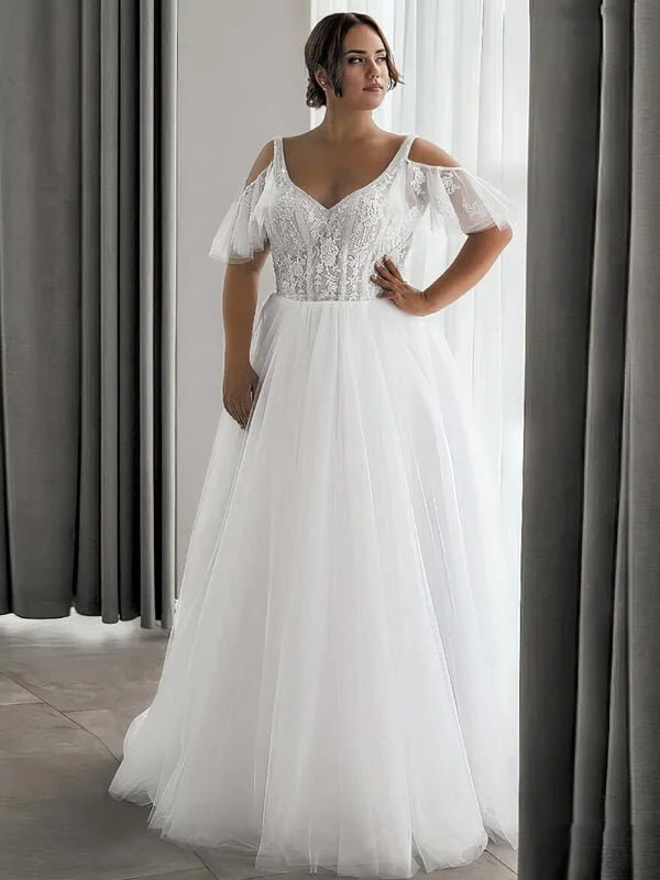 Robe Grande Taille pour Mariage - Vue principale