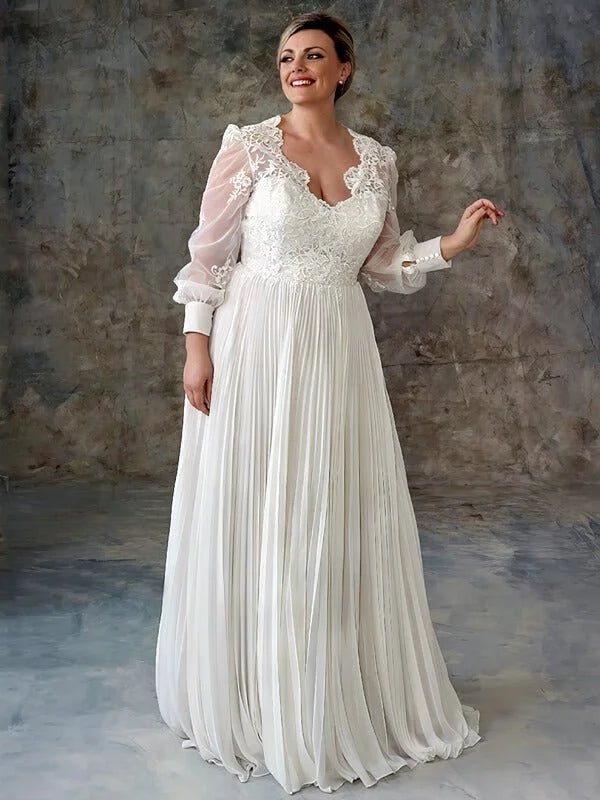 Robe Mariée Femme Forte - Vue principale