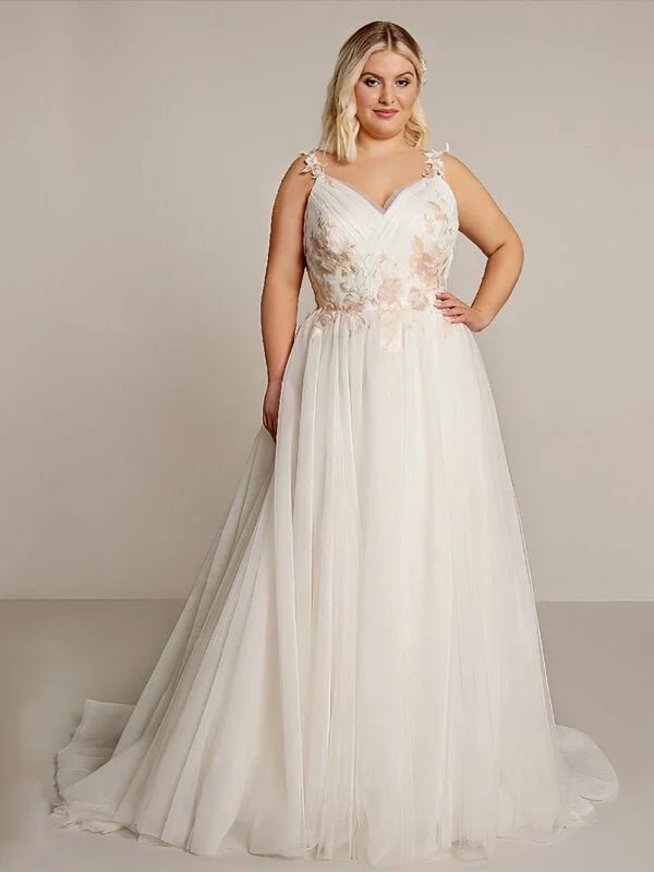 Robe pour un Mariage Grande Taille - Vue principale