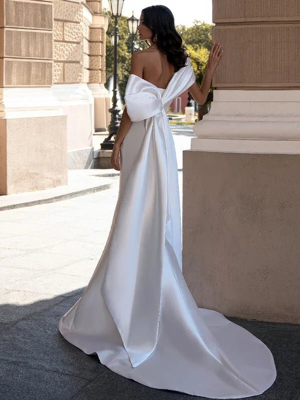 Robe Sirène de Mariage Satin