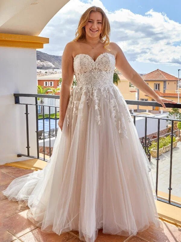 Robe Taille Plus pour Mariage - Vue principale
