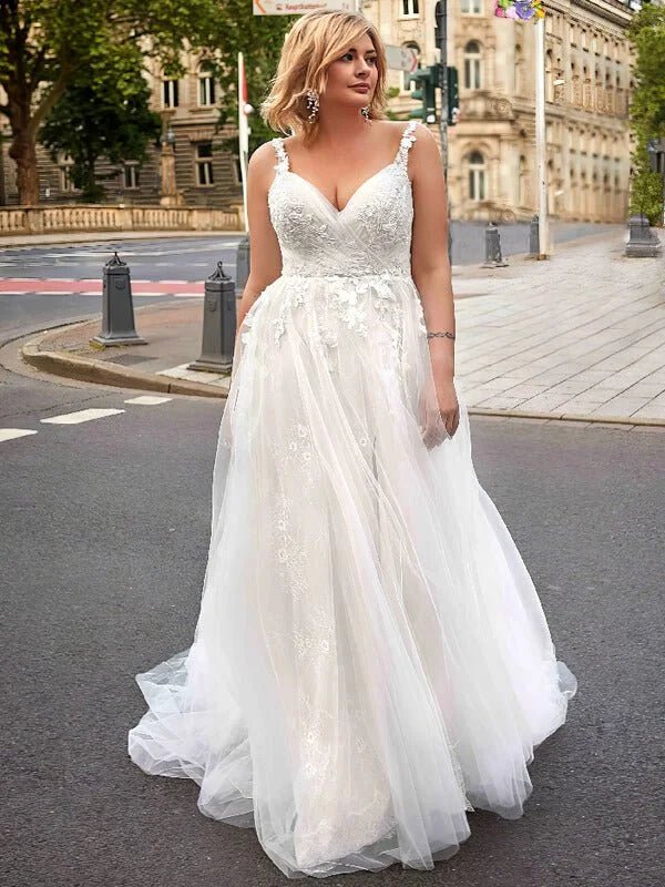 Robes de Mariée Curvy Dentelle